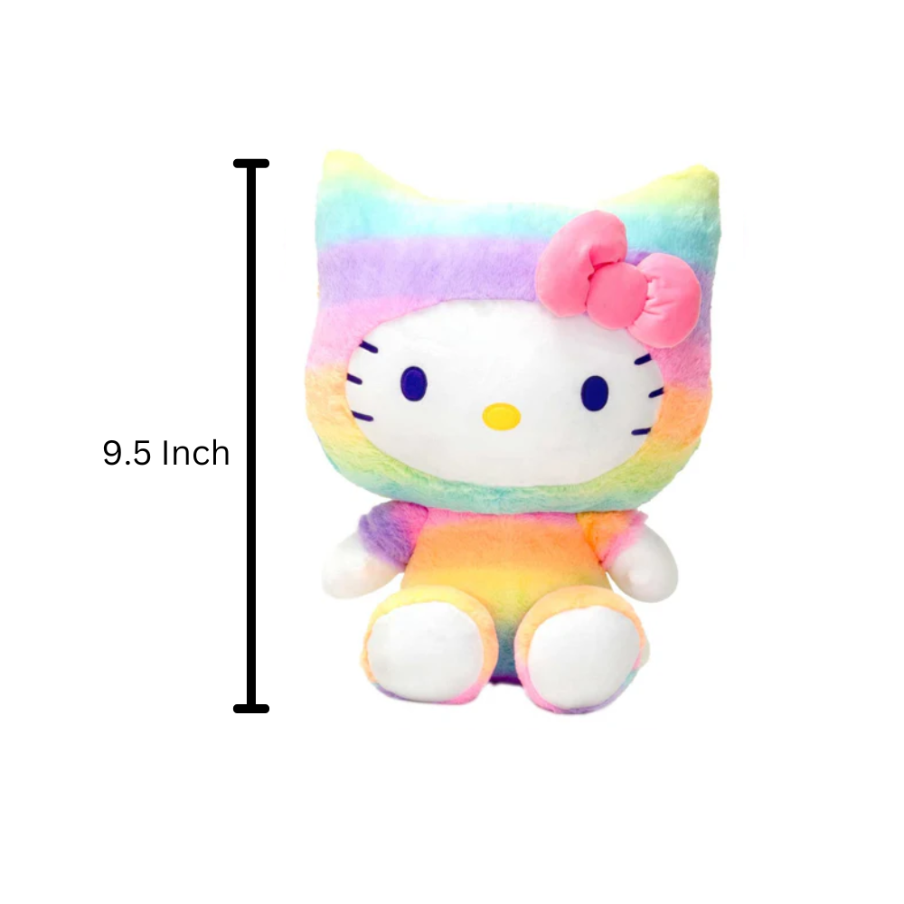 Fiesta: Sanrio - Hello Kitty Rainbow Sherbet (Cat) 9.5-Inch Plush (ONLINE ORDER ONLY)