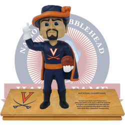 Virginia Cavaliers 2019 Men's Basketball Game Used Championship Court Bobblehead (Presale) (ONLINE ORDER ONLY)