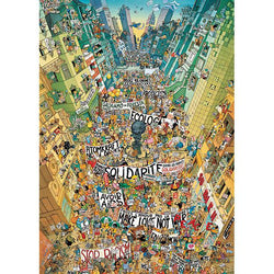 Protest Cartoon Classics 2000 Piece Jigsaw Puzzle Heye (ONLINE ORDER ONLY)