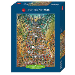 Protest Cartoon Classics 2000 Piece Jigsaw Puzzle Heye (ONLINE ORDER ONLY)