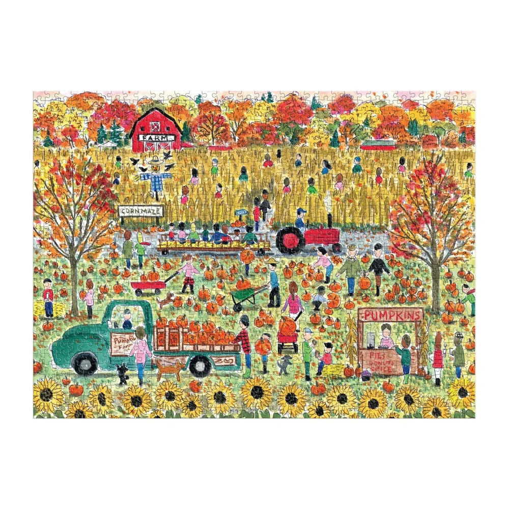 Pumpkin Patch 1000 Piece Jigsaw Puzzle Galison (ONLINE ORDER ONLY)