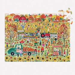 Pumpkin Patch 1000 Piece Jigsaw Puzzle Galison (ONLINE ORDER ONLY)
