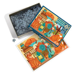 Pumpkin Patch Cats 500 Piece Jigsaw Puzzle Cobble Hill (ONLINE ORDER ONLY)
