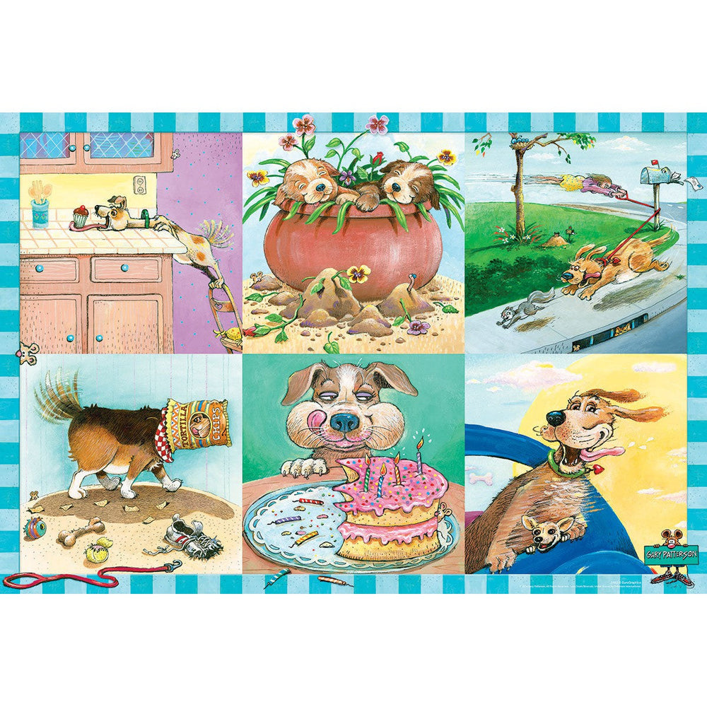 Puppy Trouble 100 Piece Jigsaw Puzzle Eurographics (ONLINE ORDER ONLY)