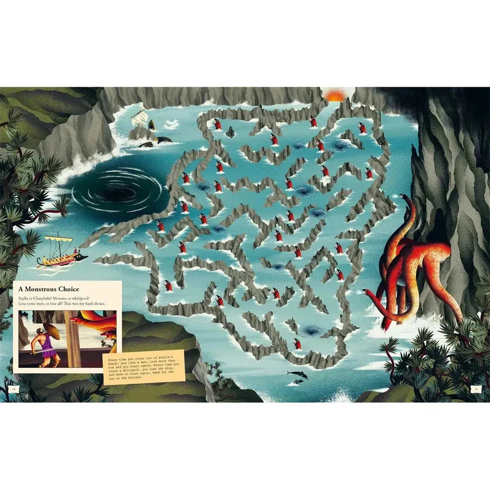 Puzzle Odyssey: An Epic Maze Adventure Book Laurence King (ONLINE ORDER ONLY)