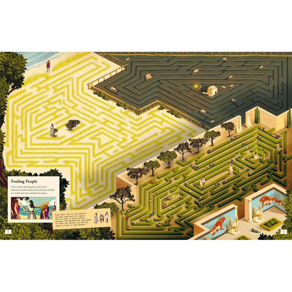Puzzle Odyssey: An Epic Maze Adventure Book Laurence King (ONLINE ORDER ONLY)