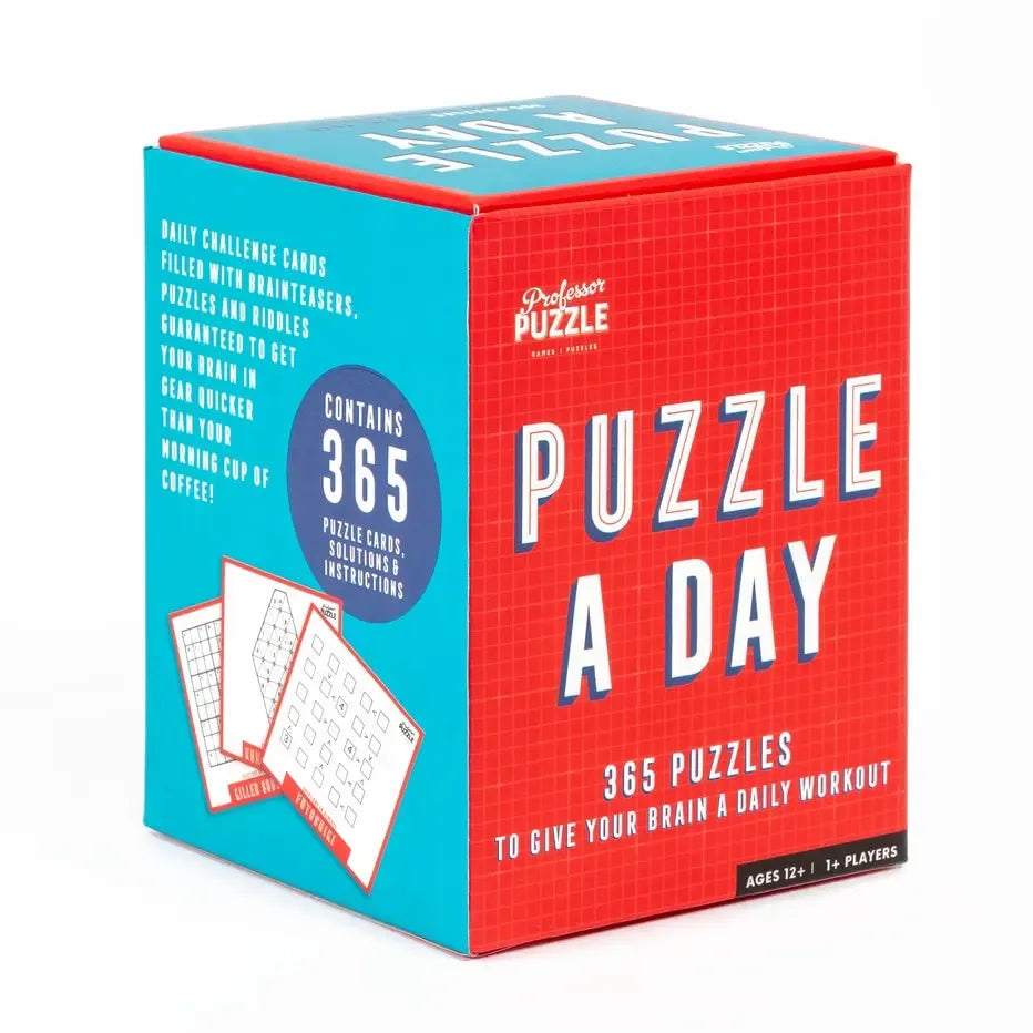 Puzzle a Day - 365 Puzzles Give You Brain a Daily Workout - Professor Puzzle