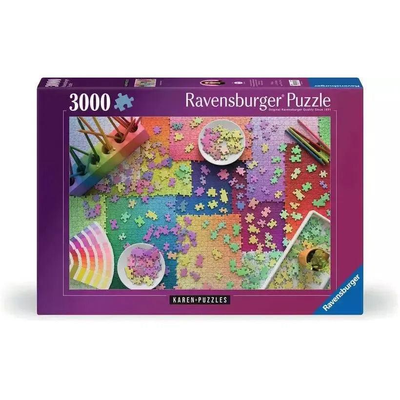 Puzzles on Puzzles 3000 Piece Jigsaw Puzzle Ravensburger (ONLINE ORDER ONLY)