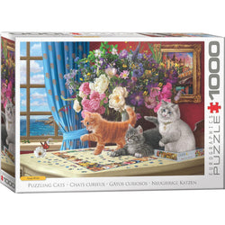 Puzzling Cats 1000 Piece Jigsaw Puzzle Eurographics (ONLINE ORDER ONLY)