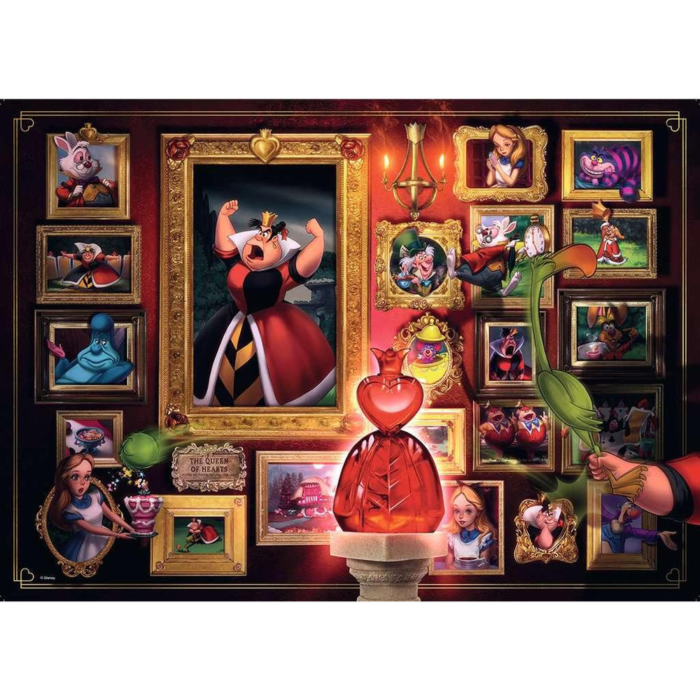 Queen of Hearts "Disney Villainous" 1000 Piece Jigsaw Puzzle Ravensburger (ONLINE ORDER ONLY)