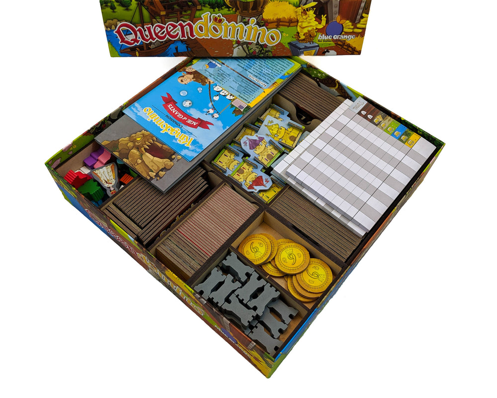 Queendomino Board Game Organizer Insert (ONLINE ORDER ONLY)