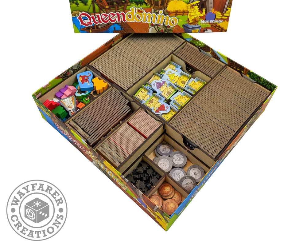Queendomino Board Game Organizer Insert (ONLINE ORDER ONLY)