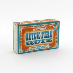 Quick Fire Quiz Matchbox Trivia Card Game Ginger Fox (ONLINE ORDER ONLY)