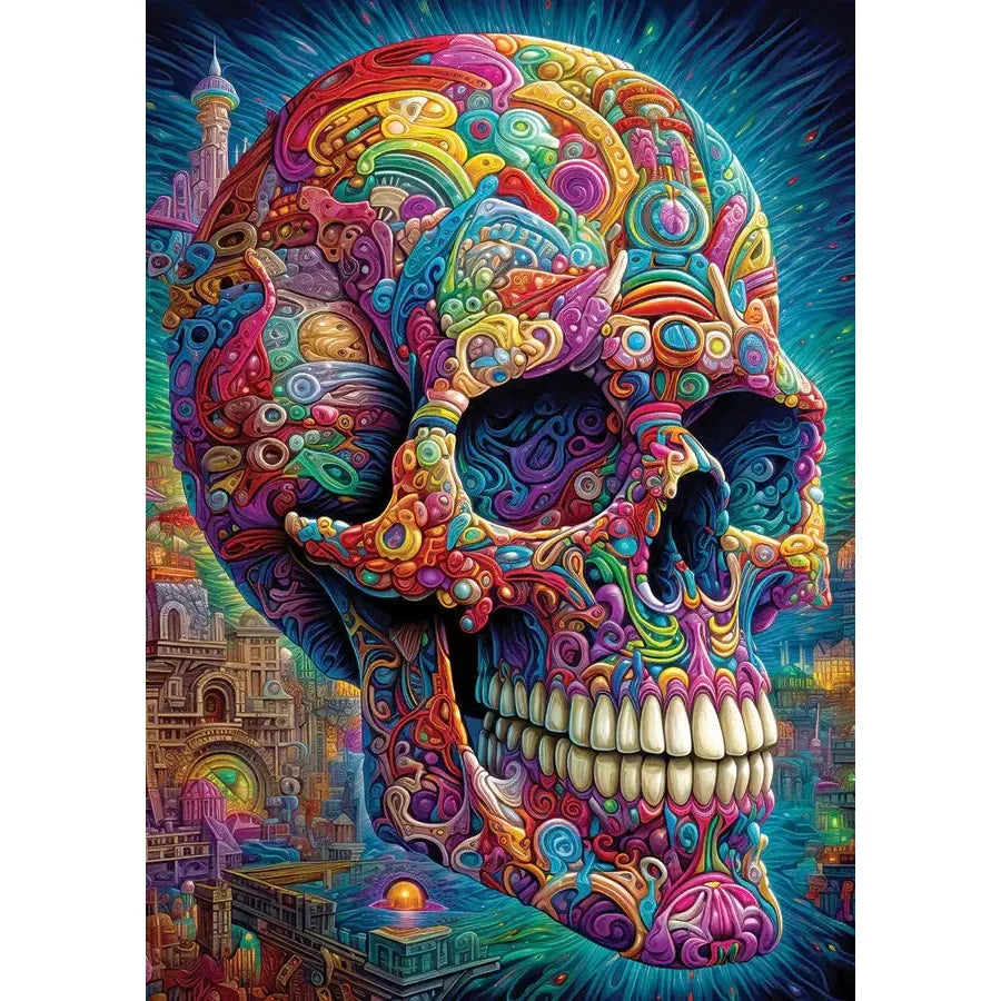 Quirky Skull 1000 Piece Jigsaw Puzzle Enjoy (ONLINE ORDER ONLY)