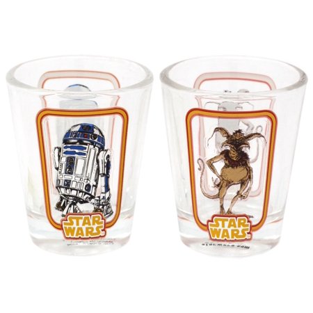 R2-D2 & Salacious B. Crumb Shot Glasses (2-Pack) - Smuggler's Bounty Exclusive (Online Order Only)