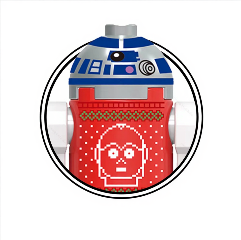 R2D2 Holiday Minifigure (ONLINE ORDER ONLY)