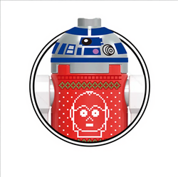 R2D2 Holiday Minifigure (ONLINE ORDER ONLY)