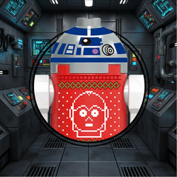 R2D2 Holiday Minifigure (ONLINE ORDER ONLY)