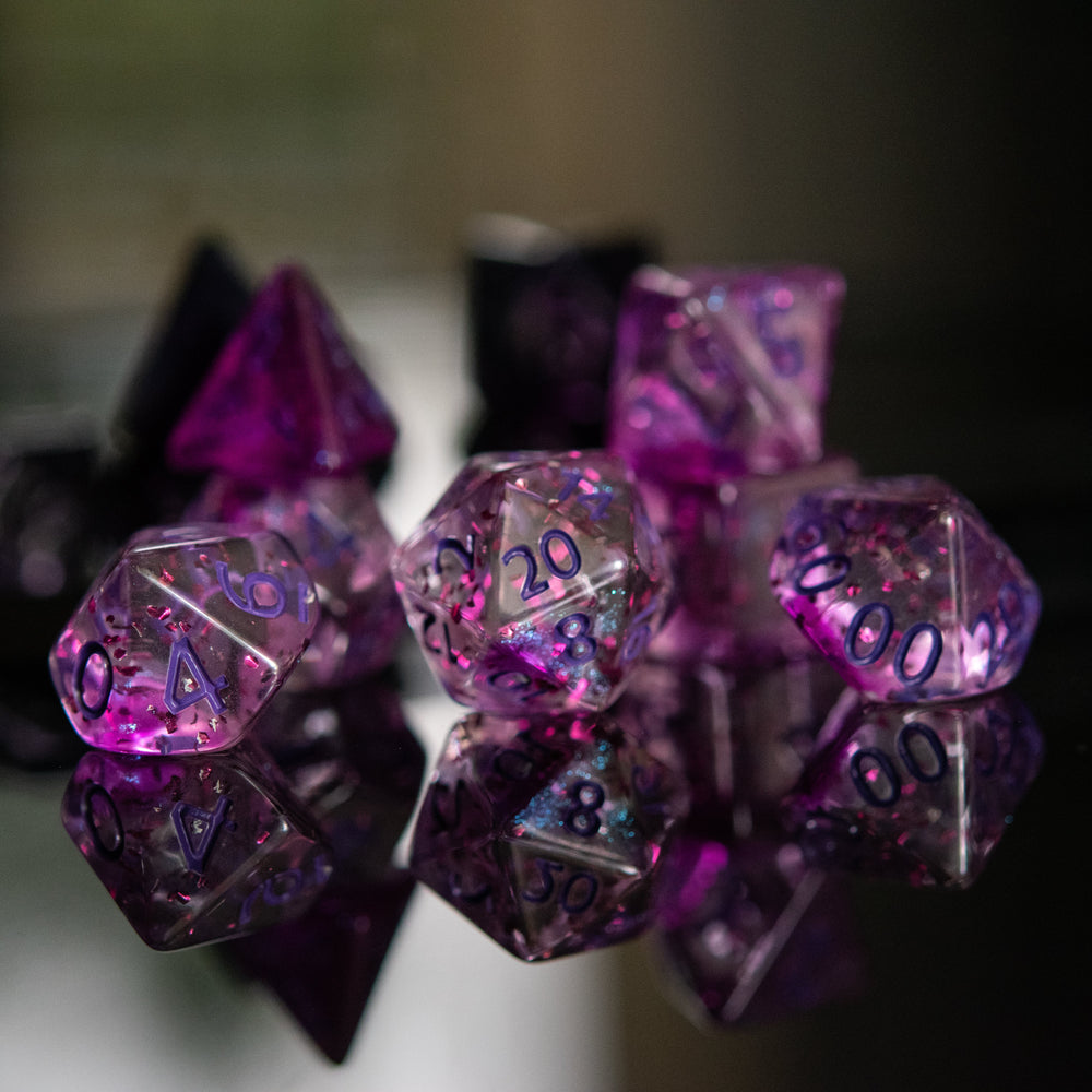 Rave Acrylic Dice Set (ONLINE ORDER ONLY)