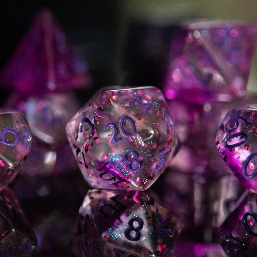 Rave Acrylic Dice Set (ONLINE ORDER ONLY)