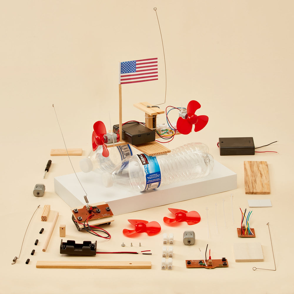 RC Propeller Boat DIY Kit, Educational STEM Toy (ONLINE ORDER ONLY)