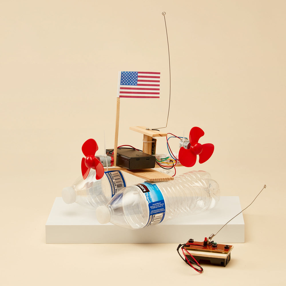 RC Propeller Boat DIY Kit, Educational STEM Toy (ONLINE ORDER ONLY)