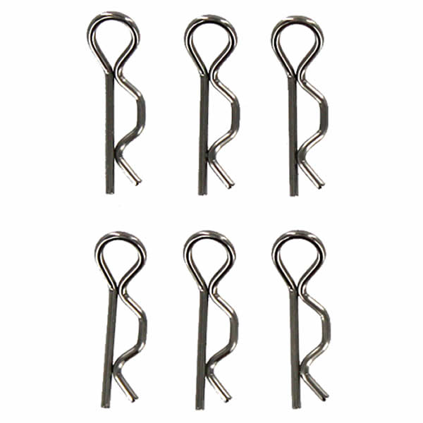 REDBS701041PA Body Pins 6pk Redcat Racing (ONLINE ORDER ONLY)