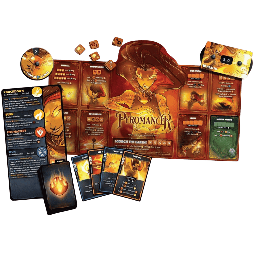Dice Throne: Hero Pack - Pyromancer (ONLINE ORDER ONLY)