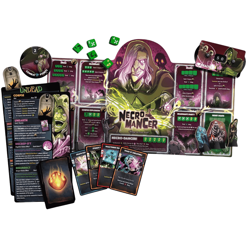 Dice Throne: Hero Pack - Necromancer (ONLINE ORDER ONLY)
