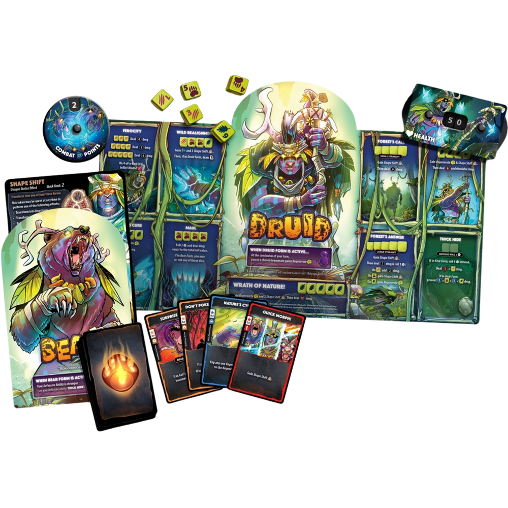 Dice Throne: Hero Pack - Druid (ONLINE ORDER ONLY)