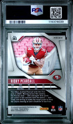 Graded 2024 Panini Prizm Ricky Pearsall #383 Pink Prizm Autograph Rookie RC Football Card PSA 9 Mint (ONLINE ORDER ONLY)