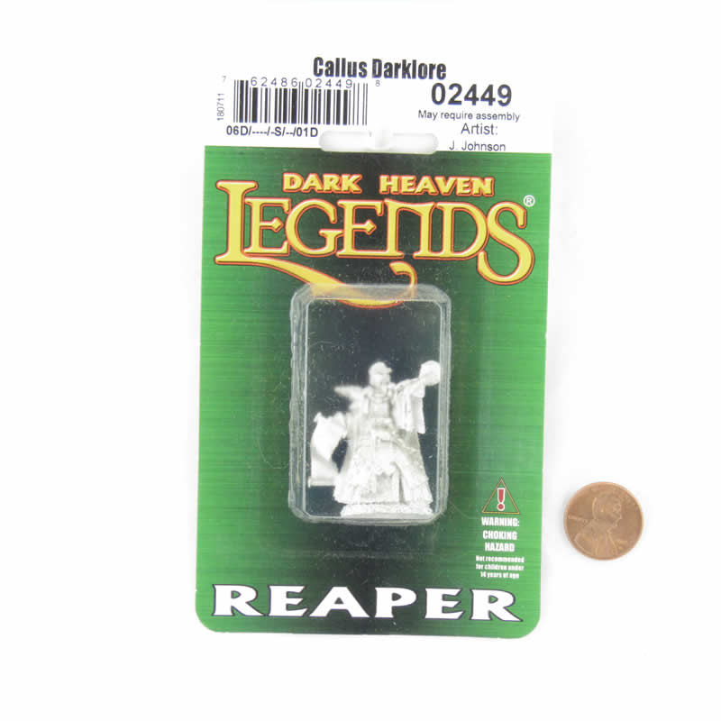 RPR02449 Callus Darklore Miniature 25mm Heroic Scale Dark Heaven Legends (ONLINE ORDER ONLY)