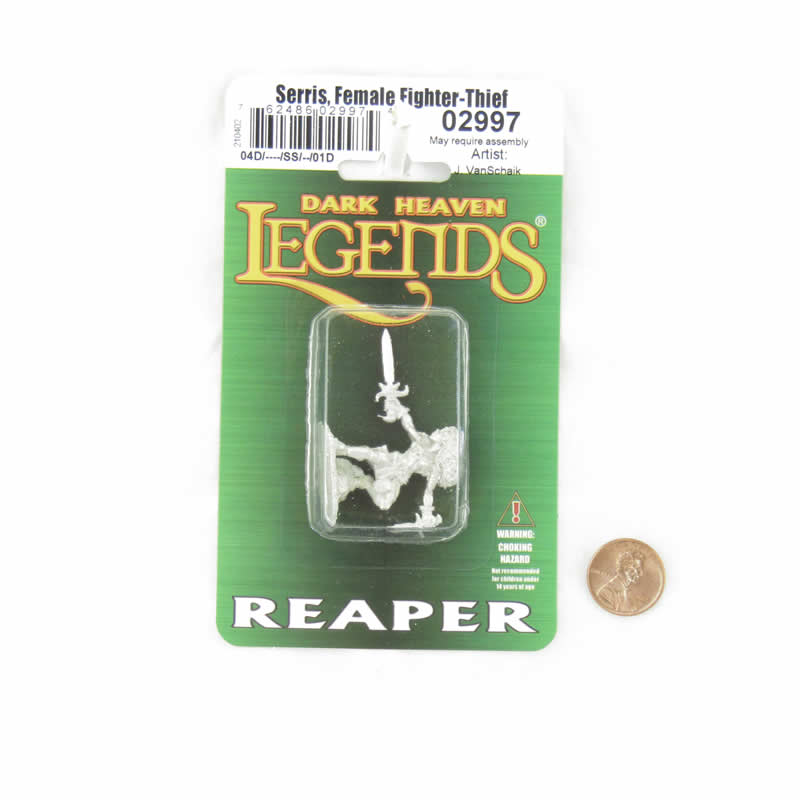 RPR02997 Serris Female Fighter-Thief Miniature Figure 25mm Heroic Scale Dark Heaven Legends (ONLINE ORDER ONLY)