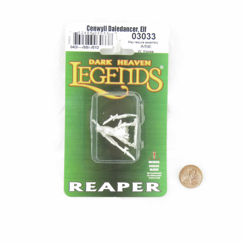 RPR03033 Cenwyll Daledancer Elf Miniature Figure 25mm Heroic Scale Dark Heaven Legends (ONLINE ORDER ONLY)