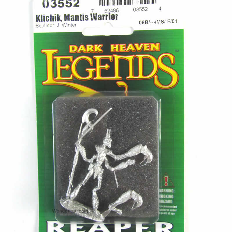 RPR03552 Klichik Mantis Warrior Miniature 25mm Heroic Scale (ONLINE ORDER ONLY)