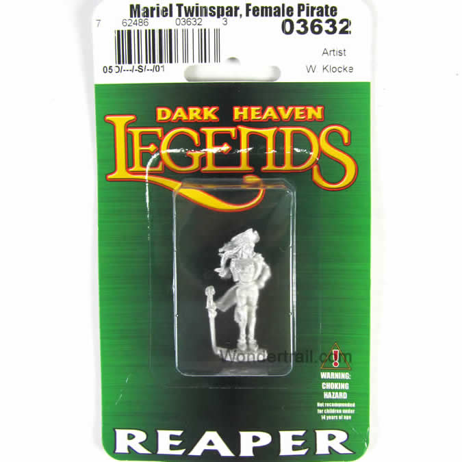 RPR03632 Mariel Twinspar Female Pirate Miniature 25mm Heroic Scale