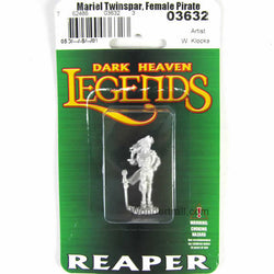 RPR03632 Mariel Twinspar Female Pirate Miniature 25mm Heroic Scale