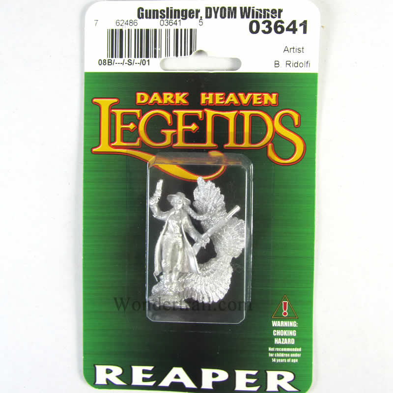 RPR03641 Winged Female Gunslinger Miniature 25mm Heroic Scale (ONLINE ORDER ONLY)
