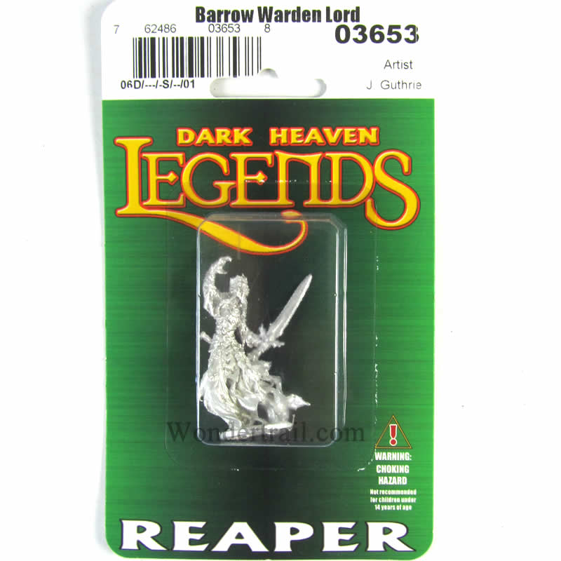 RPR03653 Barrow Warden Lord Miniature 25mm Heroic Scale (ONLINE ORDER ONLY)