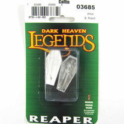 RPR03685 Coffin Miniature 25mm Heroic Scale Dark Heaven Legends (ONLINE ORDER ONLY)