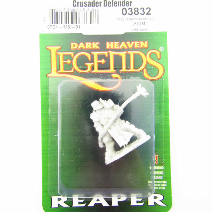 RPR03832 Crusader Defender Miniature 25mm Heroic Scale Dark Heaven (ONLINE ORDER ONLY)