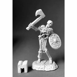 RPR03901 Bog Skeleton Axe and Shield Fighter Miniature 25mm Heroic Scale (ONLINE ORDER ONLY)