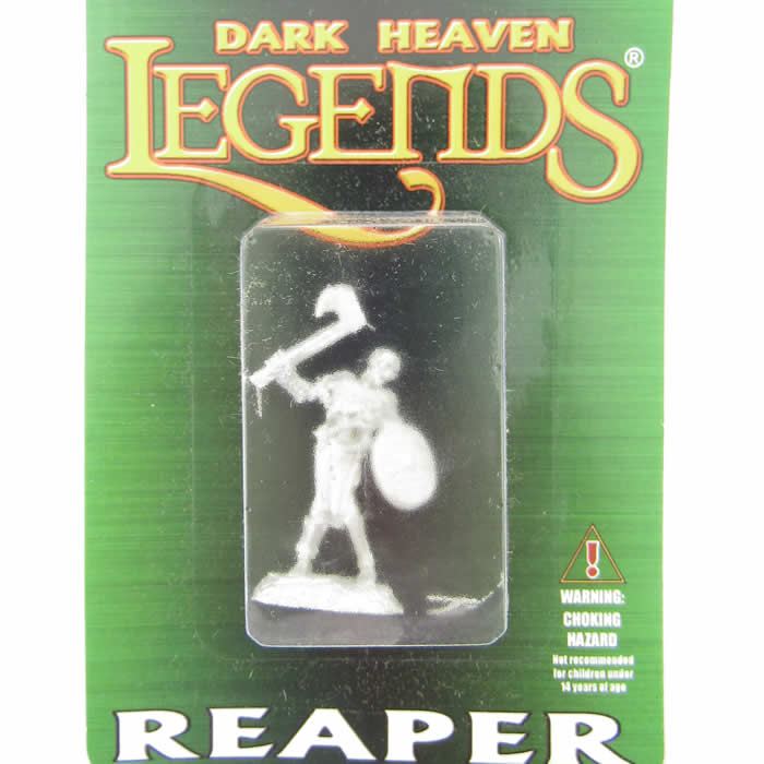 RPR03901 Bog Skeleton Axe and Shield Fighter Miniature 25mm Heroic Scale (ONLINE ORDER ONLY)