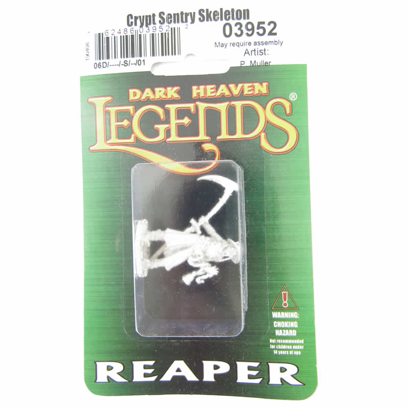 RPR03952 Crypt Sentry Skeleton Miniature 25mm Heroic Scale Dark Heaven (ONLINE ORDER ONLY)