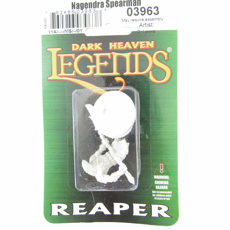 RPR03963 Nagendra Spearman Miniature 25mm Heroic Scale Dark Heaven (ONLINE ORDER ONLY)