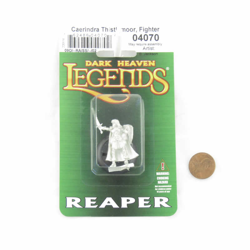 RPR04070 Human Paladin Caerindra Miniature 25mm Heroic Scale Figure Dark Heaven Legends (ONLINE ORDER ONLY)