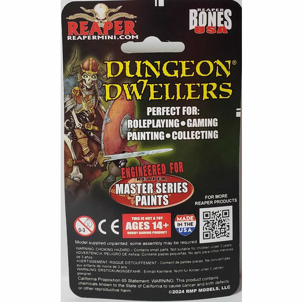 RPR07137 Baldon Dwarf Hero Miniature 25mm Heroic Scale Figure Dungeon Dwellers (ONLINE ORDER ONLY)