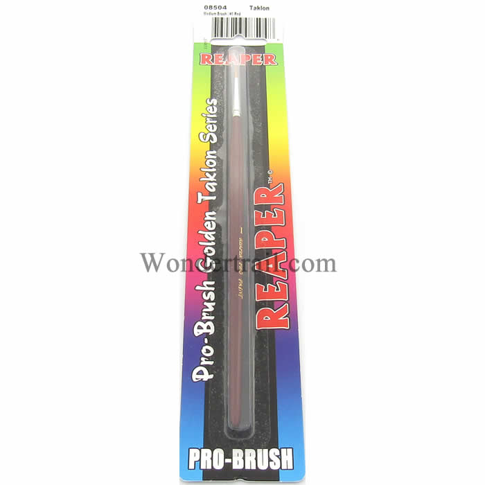 RPR08504 No. 1 Paint Brush Pro Brush Golden Taklon Series (ONLINE ORDER ONLY)