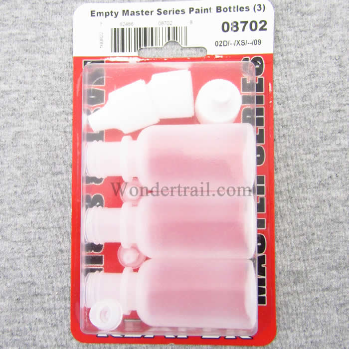 RPR08702 Squeeze Bottles Empty for Reaper Master Series Paints (ONLINE ORDER ONLY)