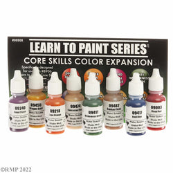 RPR08908 Core Skills Color Expansion Miniatures Learn to Paint Series Reaper Miniatures (ONLINE ORDER ONLY)